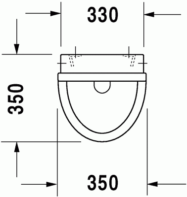 Писсуар, белый alpin, Duravit Starck 3 0821350000