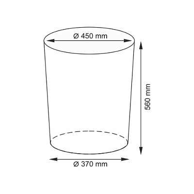 Плетеная корзина для белья с крышкой WasserKRAFT Aller WB-106-L