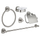 Набор аксессуаров 5 в 1 Master Bathroom Grohe Essentials 40344DC1, цвет суперсталь