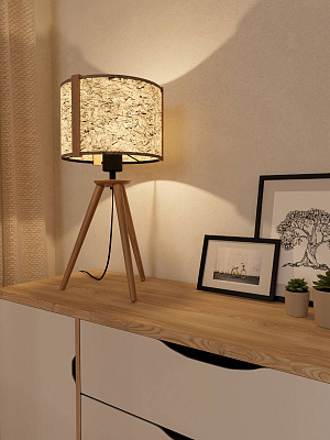 Светильник Hontongas: настольный, E27, Eglo 390325