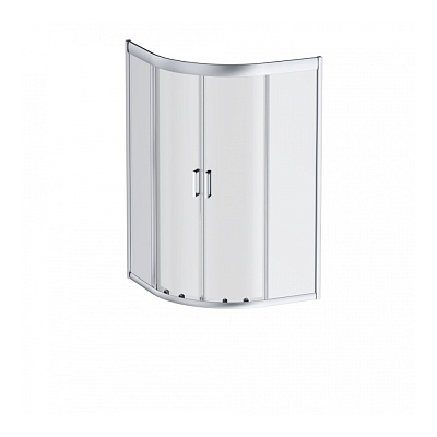 Стекла для душевого ограждения стекла прозрачные / профиль матовое серебро AM.PM Gem W90G-401A090WT