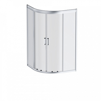 Стекла для душевого ограждения стекла прозрачные / профиль матовое серебро AM.PM Gem W90G-401A090WT