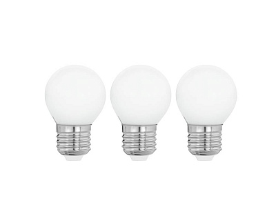 Комплект ламп Lm_Led_E27: светодиод, 3000K, E27, Eglo 10691