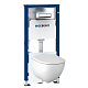 Комплект с унитазом ACANTO, Geberit 500.128.21.A