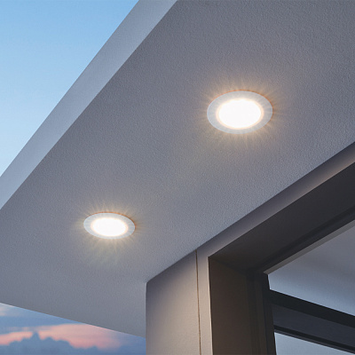 Светильник точечный Pineda-Ip: встраиваемый, уличный, светодиод, 3000K, LED, Eglo 96416