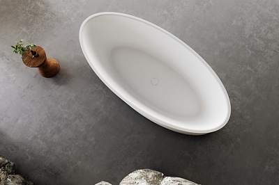 Ванна отдельностоящая 180х85, белый, Abber AB9441-1.8