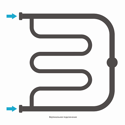 Полотенцесушитель водяной Сунержа Лира 2 полки+ 500х500, матовая шампань, 022-4012-5050