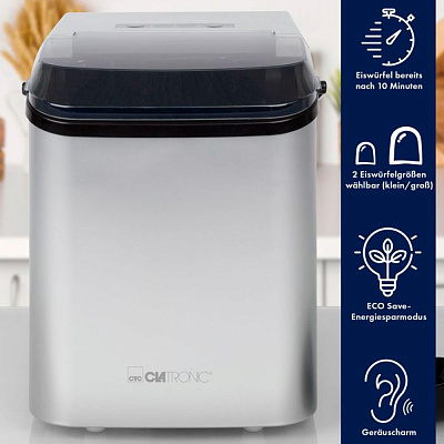 Льдогенератор EWB 3785 silber LED, Clatronic 263983