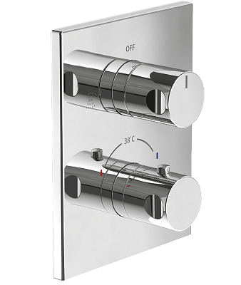 Термостат для скрытого монтажа, с трехходовым регулятором количества Villeroy&Boch TVD00000100061, ц