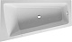 Ванна гидромассажная, со встроенной акриловой фронтальной панелью и опорной рамой, белый alpin, Dura