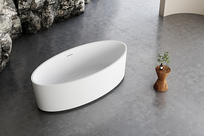 Ванна отдельностоящая 180х85, белый, Abber AB9441-1.8