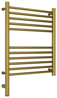 Полотенцесушитель электрический Сунержа Богема 3.0 прямая 600х500 МЭМ левый, состаренная латунь, 051
