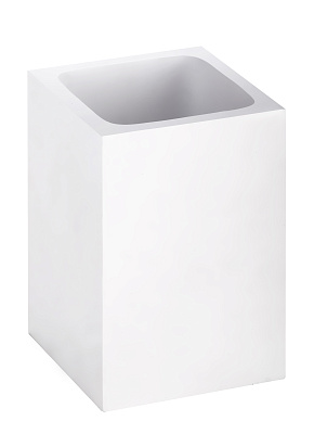 Держатель зубных щеток: 75х115х75, настольный, белый, Bemeta Gamma 145711314