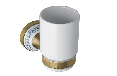 Держатель зубных щеток: 73х123х135, подвесной, бронза, Bemeta Kera 144710017