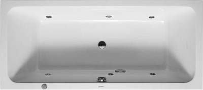 Ванна гидромассажная, белый alpin, Duravit D-Code 760101000JP1000
