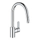 Смеситель однорычажный для мойки, DN 15 Grohe Eurostyle Cosmopolitan 31482003, цвет хром