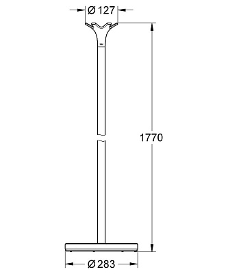 Держатель для халатов Grohe Ondus 40387000, цвет хром