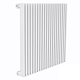 Радиатор Параллели В 1-300-46 шаг 25 нижнее подключение, 334х72х1151, белый, KZTO ПВ130046Ш25НП9016