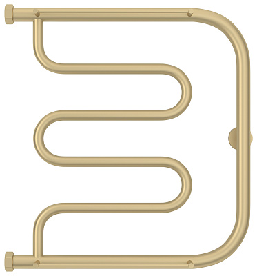 Полотенцесушитель водяной Сунержа Лира 2 полки+ 500х500, матовая шампань, 022-4012-5050