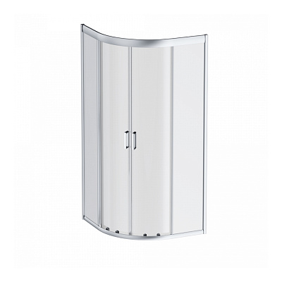 Стекла для душевого ограждения стекла прозрачные / профиль матовое серебро AM.PM Gem W90G-401-090WT