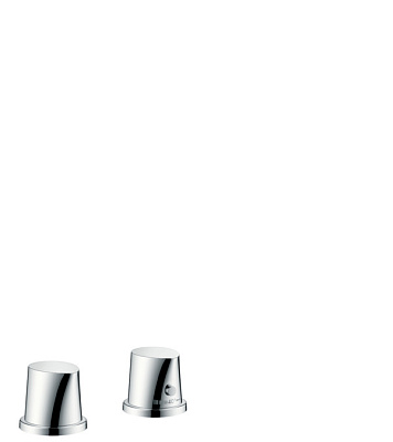 Термостат на край ванны на 2 отверстия, цвет шлифованная медь. AXOR Starck Organic 12422950