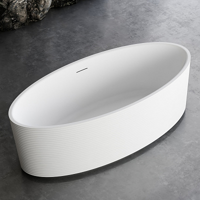 Ванна отдельностоящая 180х85, белый, Abber AB9441-1.8