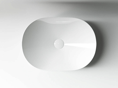 Раковина настольная 350x480x130 мм., белый, Ceramica Nova Element CN5010