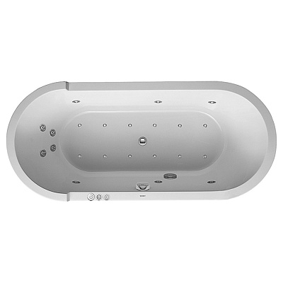 Ванна гидромассажная, встроенный вариант, белый alpin, Duravit Starck 760009000CP1000