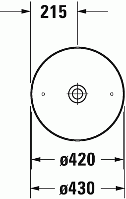 Раковина, белый сатин-матовый, Duravit Cape Cod 2328432600